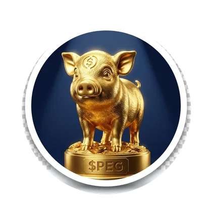 Golden Peg sticker