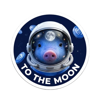 To The Moon sticker