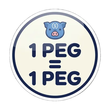 1 PEG = 1 PEG