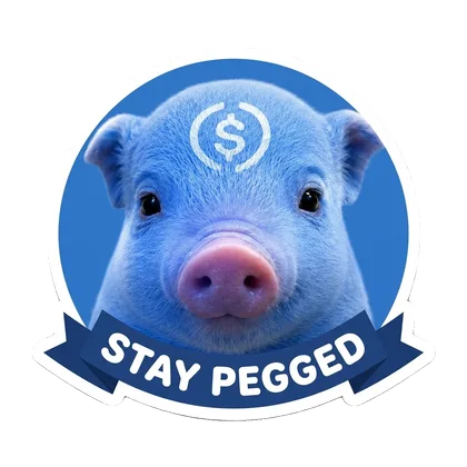 Stay Pegged sticker